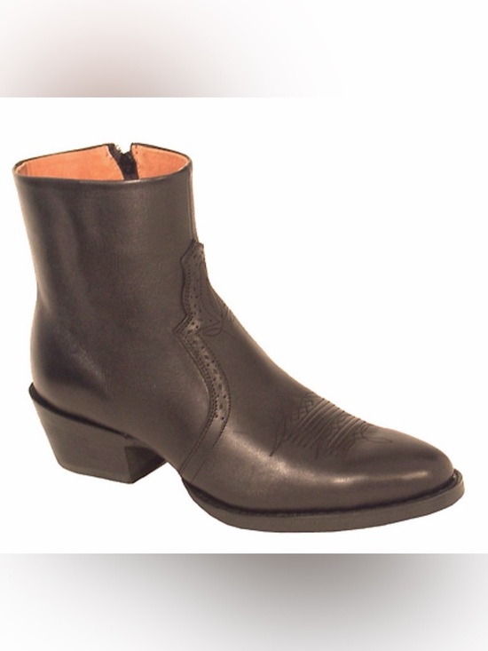 Road Wolf Other - ROAD WOLF 7.5W Boots #1080 Leather Western Ankle Boots for Men Classic Cowboy